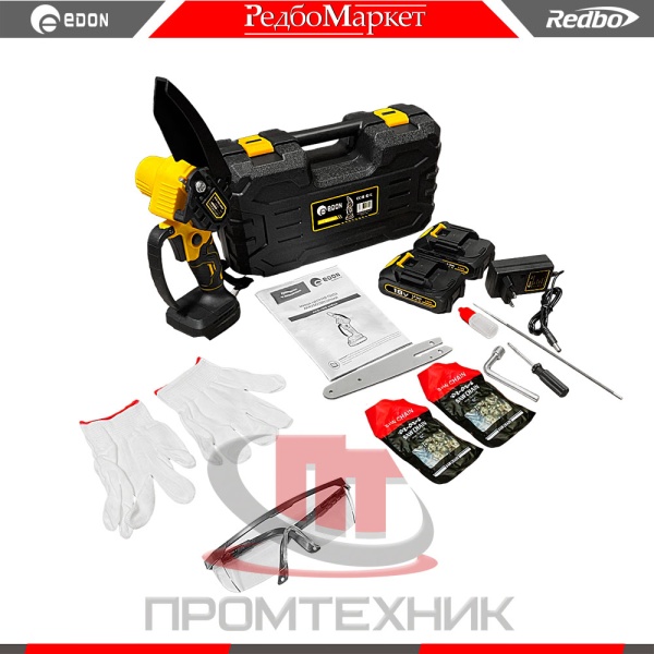 Мини-пила-цепная-аккумуляторная-Edon-ACS-18-6-набор_2