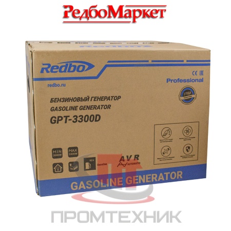 Бензогенератор-Redbo-GPT-3300D_7